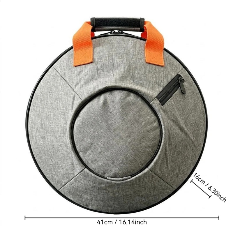 14/15 Inch Universal Handpan Drum Bag, Thick Shockproof Portable Storage Backpack
