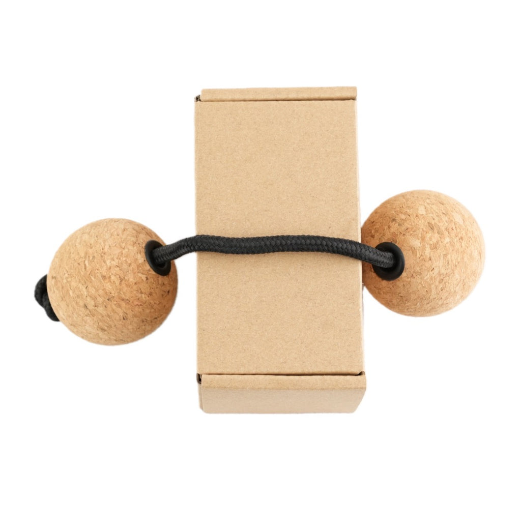 Asalato Rhythm Sand Balls Soft Cork Silent Low Volume Double Ball Portable Fancy Percussion Instrument