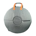 22 Inch Handpan Drum Bag, Thickened Handpan Case with Backpack Straps, Waterproof Woven Fabric Handpan Backpack with Reinforced Handle & Metal Zipper, Portable Handpan Percussion Instrument Bag for D Minor Kurd Steel Tongue Drum