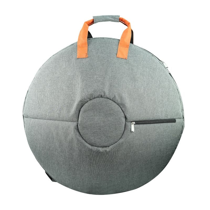 22 Inch Handpan Drum Bag, Thickened Handpan Case with Backpack Straps, Waterproof Woven Fabric Handpan Backpack with Reinforced Handle & Metal Zipper, Portable Handpan Percussion Instrument Bag for D Minor Kurd Steel Tongue Drum