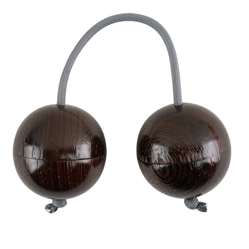 Portable Wooden Asalato Rhythm Sand Ball | Natural Solid Wood Percussion for Music Practice & Stress Relief